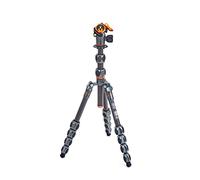 3 Legged Thing Pro Range 2.0 Leo 2.0 Kit - Trípode de Viaje de Fibra de Carbono, trípode Ajustable para cámara con 3 Patas Desmontables para conversión de monopié, Gris Pizarra metálica (LEOKITGREY2)