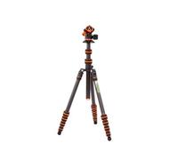 3 Legged Thing Punks Brian 2.0 - Trípode de Fibra de Carbono para Viajes, Compacto y Ajustable, con Tres Patas Desmontables (BRIANBLACK2.0)