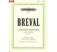 3 leichte Sonaten für Violoncello und Bass op. 40; 1-3 / URTEXT