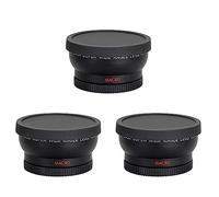 3 lentes convertidoras de 58 mm de gran angular 0.45X con accesorio macro de primer plano para Rebel T6S, T6I, SL1, T5, T5I, T4I, T3