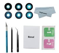 3 lentes de cristal originales de repuesto para cámara trasera Samsung Galaxy Z Fold 4 con adhesivo preinstalado y kit de herramientas de reparación de teléfono + manual de instalación (idioma español