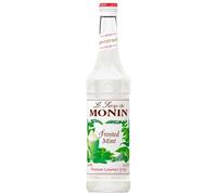 3 × Licores MoninCocktail Sirope Menta Blanca Glacial (Caja de 3 Botellas de 70 cl)