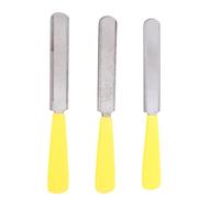 3 limas de tuercas de guitarra de doble borde, ranuras de tuerca, limas de coronación de trastes, limas de traste de guitarra para ukelele mandolina