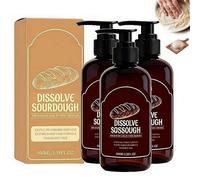 3 limpiadores disolventes de masa para hornear desorden, fórmula enzimática profesional que descompone el gluten y el almidón duros, no más residuos de masa madre de utensilios y batidores, suave con