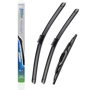 3 limpiaparabrisas de 26 pulgadas + 14 pulgadas limpiaparabrisas delantero + 10 pulgadas limpiaparabrisas trasero para Chevrolet Trax 2013-2021/Buick Encore 2013-2021/Opel Mokka 2012-2020/OE calidad