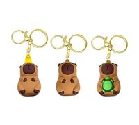 3 Llavero De Animales De Dibujos Animados, Cole De Bolsas Creativas, Accesorios Divertidos Desempaquetados, Lindos Adornos De Estilo Animal.