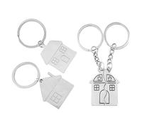 3 Llaveros Creativos De La Casa, Llaveros Familiares, Regalos De Inauguración De La Casa, Regalos De San Valentín para Amigos.