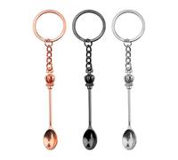 3 llaveros de cuchara, mini cuchara, colgante de mochila, colgante para bolso