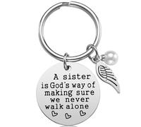 3 llaveros para mamá, regalos del día de la madre para mamá, llavero con texto en inglés "You Will Always Be My World", para el día de la madre, cumpleaños y San Valentín, hermana, Sister