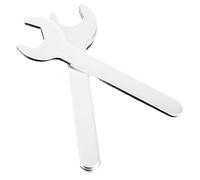 3 llaves combinadas ergonómicas y delgadas con mordaza revestida, en forma de U, ideal para rutas de acceso estrechas y llaves combinadas de seguridad