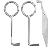 3 llaves de color universales para apertura de puerta, llave universal para puertas de habitaciones, cerrajeros, abridor de puerta, llave de habitación para cerrajeros y bomberos