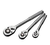 3 llaves de trinquete rápidas automáticas de 3/8 1/4 1/2 pulgadas, varilla de conexión de cabeza de destornillador volador de 6,35 mm, llave de enchufe de liberación fácil