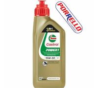 CASTROL Aceite moto 15W50 4 veces 1 L CASTROL Power 1 4T 15W-50 1L (Ref: 15F587)