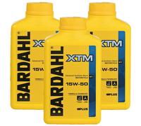 3 Lt Aceite Semisintético Moto 4T Bardahl Xtm Synt 15w50 Jaso Ma2 Polar Plus