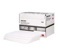 3 M 048011 - 16976 98, 7760, Scotch Brite Pads 20/BX, blanco 3 m por 3 m
