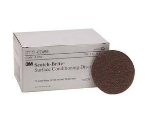 3 M 07453 Scotch-Brite Discos 2 "coarse-Brown