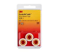 3 M Scotch Código SDR de 1 Cable Marcadores rollos de recambio, esfera 1 (3 unidades)