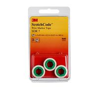 3 M Scotch Código SDR de 7 Cable Marcadores rollos de recambio, esfera 7 (3 unidades)