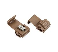 3 M Scotchlok - Clemas de tetera IDC 567-bin, Run y grifo, retardante de llama, color marrón, 18 - 14 AWG (grifo), 12 - 10 AWG (Run) (Pack de 1000)