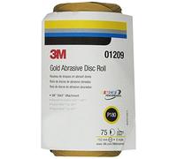 3M Stikit Gold Disc Roll 236U 01209 6 in P180 Grade 75 Discs Per R