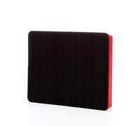 3 M (TM) Hookit (TM) Pad 20433, gancho y bucle Attachment, 4 "x 3" x 1/2 "grueso, rojo (Pack de 1)