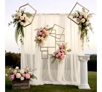 3 m x 160 cm de tela de organza, tul rosa a metro, tul suave para coser, tela de malla para decoración de bodas, cortina de arco, decoración libre, ceremonia