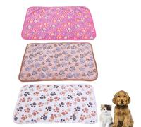 3 mantas para gatos, manta para gatos, perros, manta lavable y mullida, manta suave y cálida para mascotas para perros pequeños y medianos gatos, manta para dormir para sofá cama