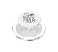 3 Mapaches Aullando a la Luna Parodia Mapache Amante Meme PopSockets PopGrip para MagSafe