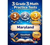 3 Maryland MCAP Grade 3 Math Practice Tests: Full-Length Test Prep with Detailed Answer Explanations