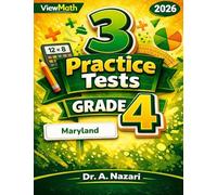 3 Maryland MCAP Grade 4 Math Practice Tests: Full-Length Test Prep with Detailed Answer Explanations