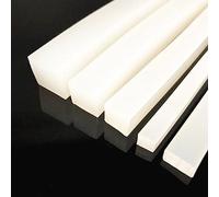 3 Meter Long RectangleSealing Strip Material White Solid Rod Insulation, for Home Improvement Silicone Sheets(6mm x 6mm)