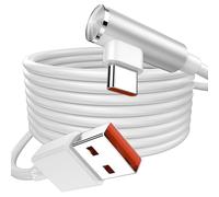 3 Metros 6A 120W Carga Rápida Cable USB Tipo C Carga Rápida Cable Acodado 90 Grados Transferencia de Datos para Redmi Note 15/14/13/12/11/10 Pro/15C/para XiaoMi 17/14/13T/12T/11/Pad 8/7/6/POCO X7/M8