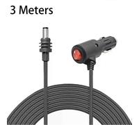 (3 metros) Cable de alimentación Starlink Mini DC directo al adaptador de 12 V para toma de mechero.