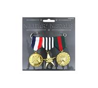 (3) Military Hero Medals