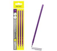 Online 3 minas de repuesto borrables compatibles con bolígrafos de gel Legami magiXX L I Lila 0,7 mm grosor de trazo I Recambio para bolígrafos de gel borrables I Recarga para bolígrafo de gel con