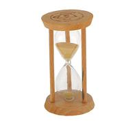 3 Minutos Reloj de Arena Temporizador Matemáticas Ejercicios Cepillarse los Dientes Madera - Amarilla