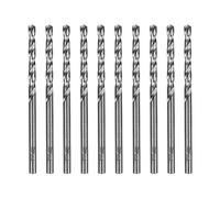 3 mm 10 piezas M35 HSS Gold Cobalt Jobber Broca Set, Juego de brocas métricas de acero de alta velocidad para taladrar acero inoxidable y metal duro, hierro fundido, cobre, aluminio