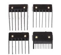 3 Mm/6 Mm/9 Mm/12 Mm Cortadora De Corte Universal Peine De Límite Tamaño Del Accesorio De Guía Reemplazo De Barbero Juego De 4 Piezas De Accesorios De Peine De Límite De Cizalla De Empuje Eléctrica