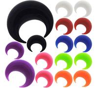 3 mm a 12 mm) tapones para los oídos de silicona Pincher Pinza para carne túneles doble Flare de expansión estiramiento Taper modtanoiz * * Buy 2 Get 2 Dólares descuento