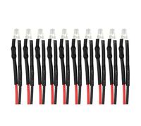 3 mm de 5 mm de luz LED de 12 V para RC RCLer Car Parts de Bricolaje 5 Opciones de Color compatibles con Varios Modelos(10pcs 3mm Yellow)