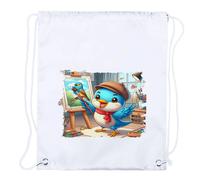 3 MOCHILAS DE CUERDAS ruiseñor artista profesion escultor pintor mascota playa piscina picnic excursion personalizada