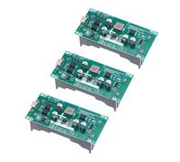 3 módulos de carga de batería UPS, convertidor de 15 W, 3 A, 12 V CC-CC para baterías 18650, batería de litio, cargador escalonado, fuente de alimentación UPS, conversión eficiente (12 V)