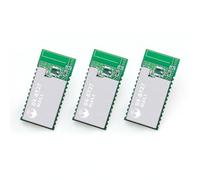 3 módulos transceptores serie DX-BT27 de largo alcance Bluetooth BLE 5.1 URAT Serial de baja potencia, comunicación serial inalámbrica DA14531, compatible con IOSAndroidArduino (DX-BT27*3 PCS)