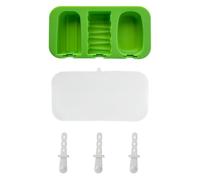 3 moldes de helado con palos, moldes de silicona reutilizables para polos de hielo, sin BPA, moldes de helados de fácil liberación, apilables para moldes caseros de helado, molde de helado casero