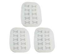 3 moldes de silicona flexibles para hacer patas/huesos de gatos, moldes de chocolate, herramienta para hornear postres en el hogar