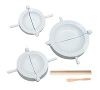 3 moldes para bolas de masa, 1 rodillo para amasar, 1 cuchillo para rellenar de madera, moldes para prensar bolas de masa, moldes para cocinar en casa, moldes para masa