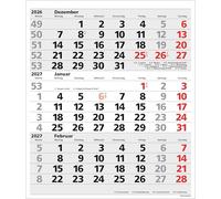 3-Monats-Planer XL Comfort 2027: 3-Monatskalender extra groß I Wandplaner / Bürokalender mit Datumsschieber, Vor-und Nachmonat und Jahresübersicht I 30 x 39 cm