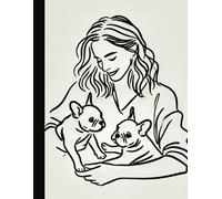 3-Month Productivity Planner | Frenchie Love Sketch | 8.5" x 11" Undated Journal with SMART Goals, Habits, and Daily Focus