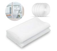3 Mosquiteros Estándar Para Ventanas Y Puertas, Kit De Protección Contra Mosquitos De 1,3 Mx 1,5 M, Malla De Ventana Con 3 Rollos De Cinta Autoadhesiva (Blanco)