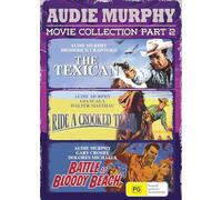 3 Movies - Audie Murphy Collection PART 2 - The Texican/Ride a Crooked Trail/Battle at Bloody Beach - DVD Set